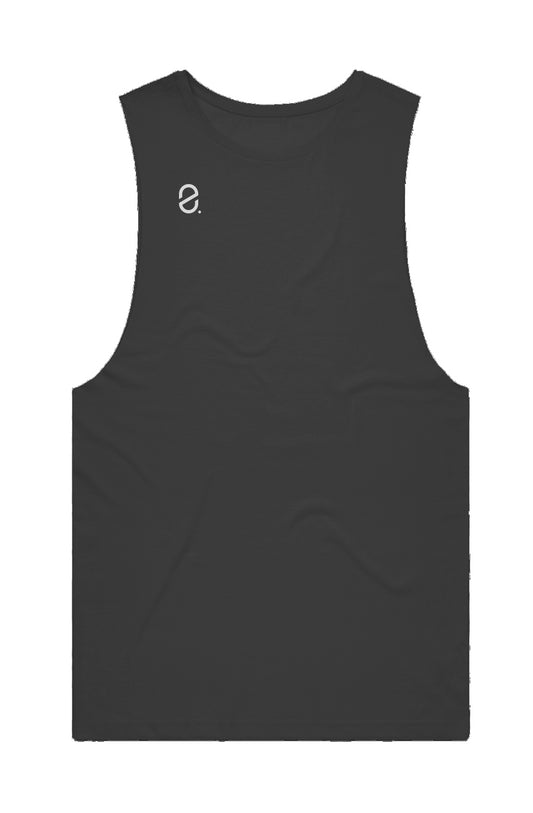 TWOPOINTO ATHLETE TANK TOP CHARCOAL